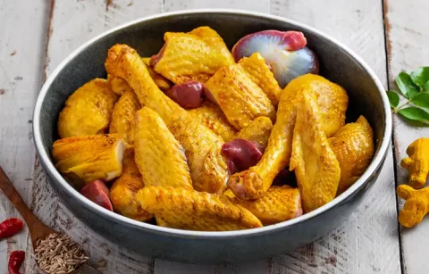 Smoky Country Chicken (Turmeric) (Serves: 3 - 4 Pieces: 1 650 - 800 Gms)