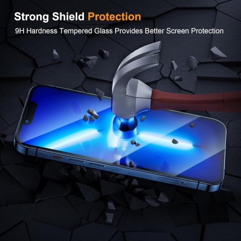 Tempered Glass Screen Protector Compatible with Google Pixel 9/9 Pro/Pixel 10/10 Pro (Black) with Edge to Edge Coverage (Ultrasonic Fingerprint Working) and Easy Installation kit