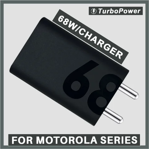 SUFO 68 W TurboPower 3.0 3 A Wall Charger for Mobile (Black, 68 W \ 3A TurboPower Fast Charger For Motorola Moto Mobiles)