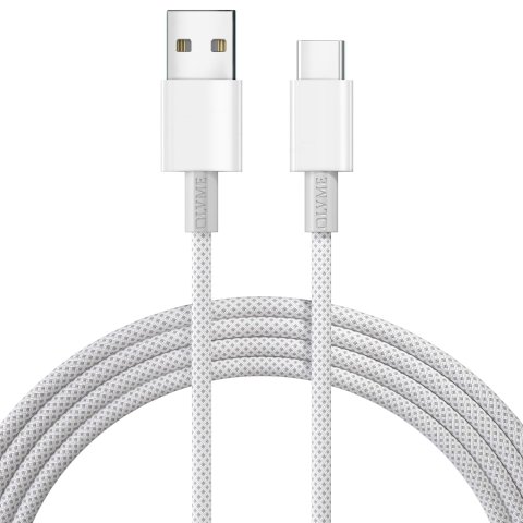 OLVME USB A to TYPE-C Cable | Unbreakable Durable Braided Cable | 60W Type- C fast Charging | For SmartPhone,Laptop,Airpod & More |High Speed Charge & Data | Soft Tangle Free | black 1Meter