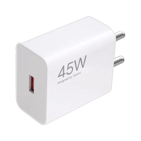 XIAOMI by Mi 45 W PD 4 A Wall Charger for Mobile with Detachable Cable (White, Cable Included)
