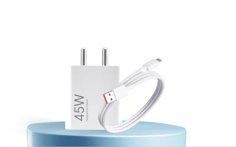 XIAOMI by Mi 45 W PD 4 A Wall Charger for Mobile with Detachable Cable (White, Cable Included)