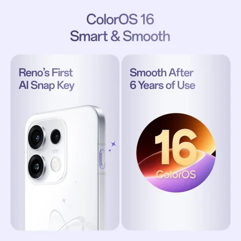 OPPO RENO 16C 5G Starry White  12/256