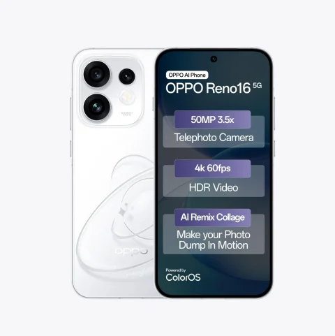 OPPO RENO 16C 5G Starry White  12/256