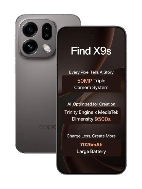 OPPO Find X9s (Midnight Grey, 512 GB) (12 GB RAM)