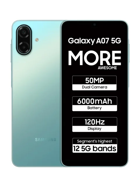 Samsung Galaxy A07 5G (Light Green, 128 GB) (6 GB RAM)
